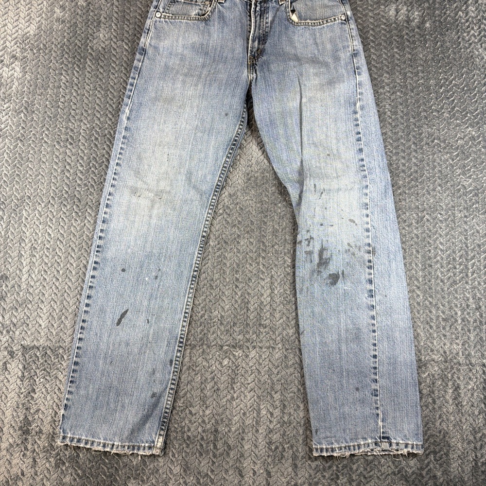 Levis 514 Jeans Mens 29x29 Medium Dark‎ Wash Cotton Slim Straight Denim Workwear